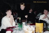Dinner guests at the 10th Anniversary